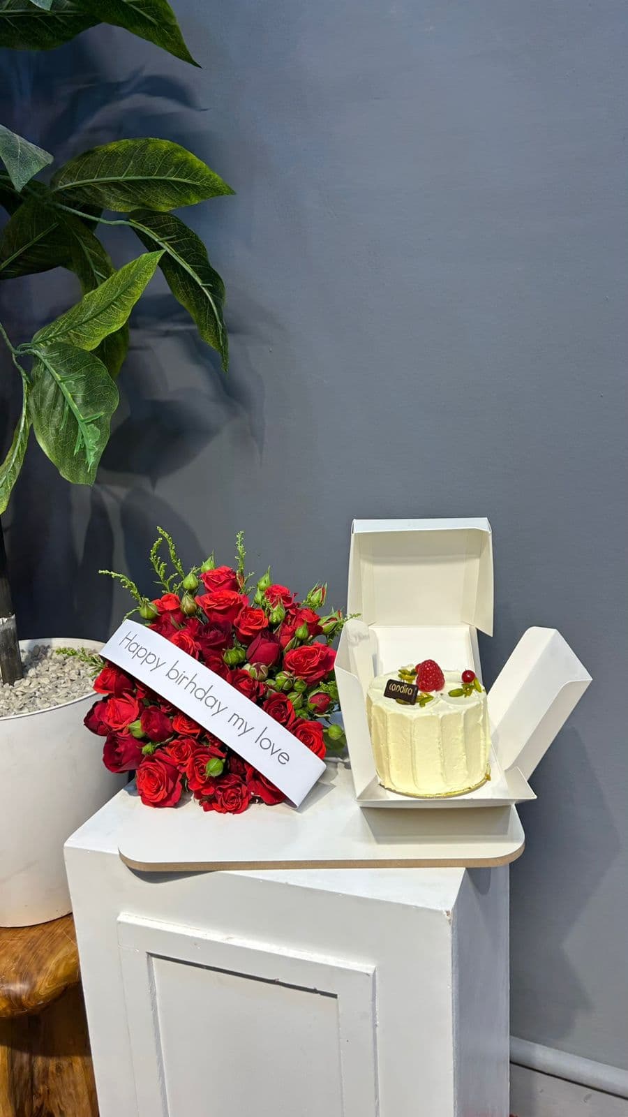 الكيك مع ورد - نموذج 3